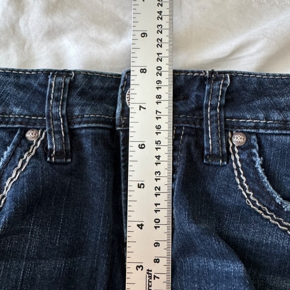 Silver Jeans Women's AIKO Skinny Dark Wash Fluid Denim Jeans 28 Ankle Zipper - Picture 13 of 16